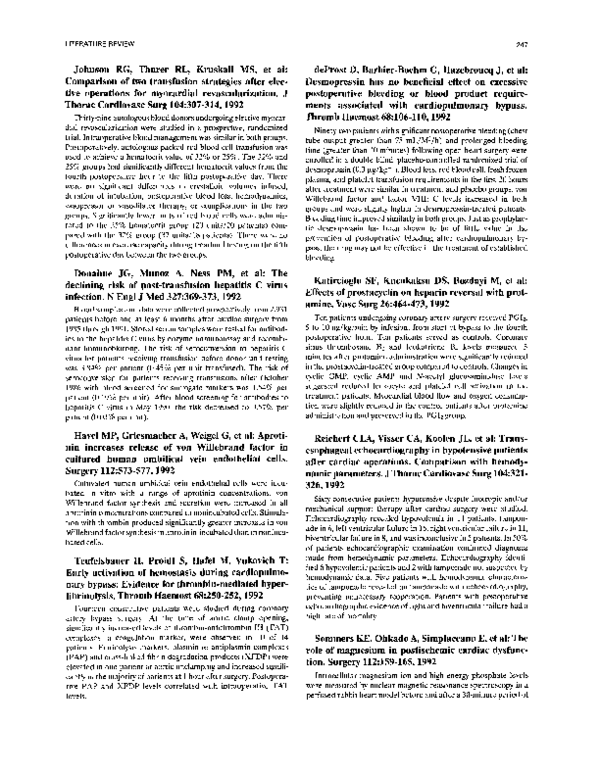 (PDF) The role of magnesium in postischemic cardiac dysfunction