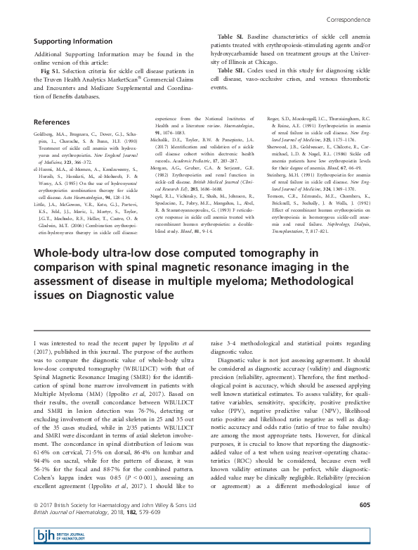 (PDF) Whole‐body ultra‐low dose computed tomography in comparison with ...