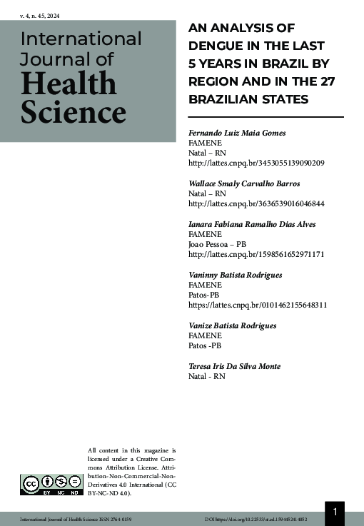 (PDF) An analysis of Dengue in the last 5 years in Brazil by region and ...