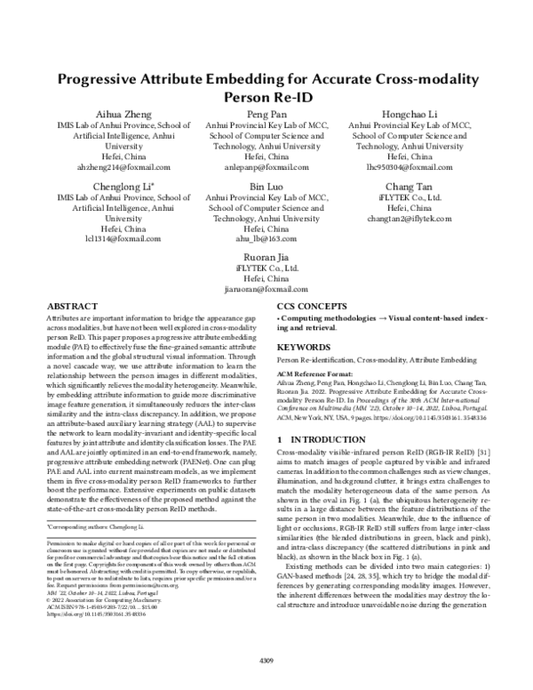 (PDF) Progressive Attribute Embedding for Accurate Cross-modality ...
