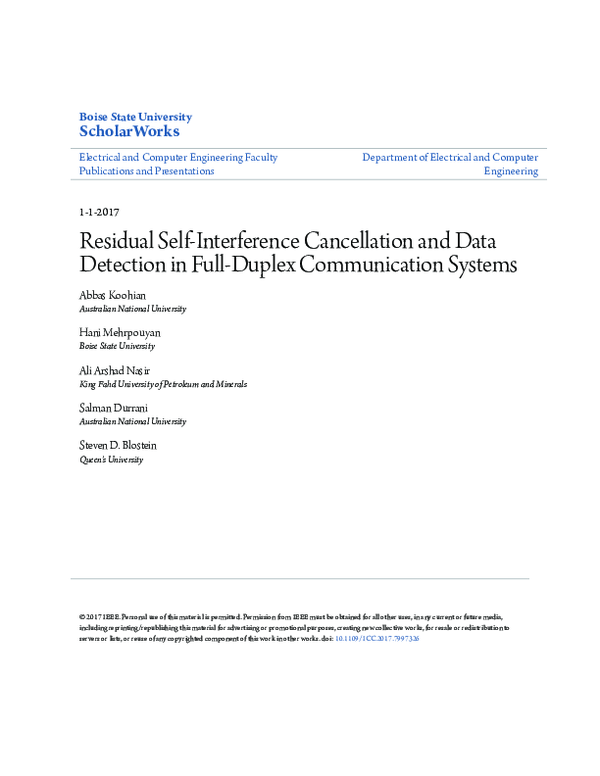 (PDF) Residual self-interference cancellation and data detection in ...