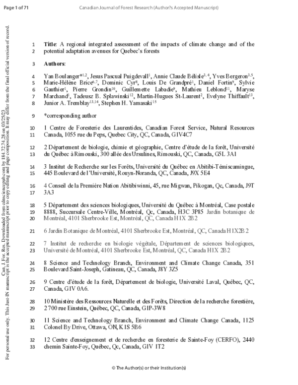 (PDF) A regional integrated assessment of the impacts of climate change ...