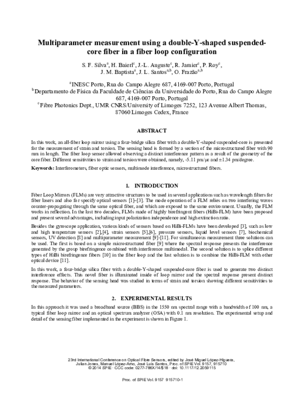 (PDF) Multiparameter measurement using a double-Y-shaped suspended-core ...