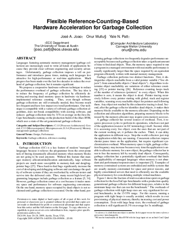 (PDF) Flexible reference-counting-based hardware acceleration for ...