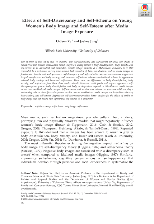 (PDF) Effects of Self‐Discrepancy and Self‐Schema on Young Women's Body ...