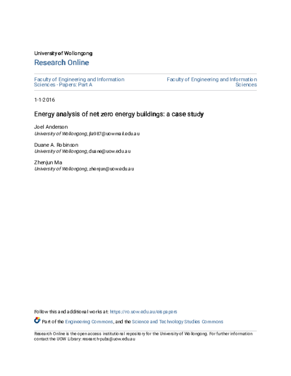 Curated visual reference: Picture Idea: Pdf Energy Analysis Of Net Zero Energy Buildings A Case