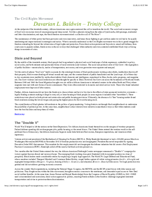 (PDF) The Civil Rights Movement