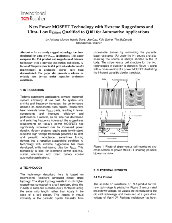 Ultra-Low Rds Power Mosfets | What is a ‚Lower RDS MOSFET?‘ – QQLI