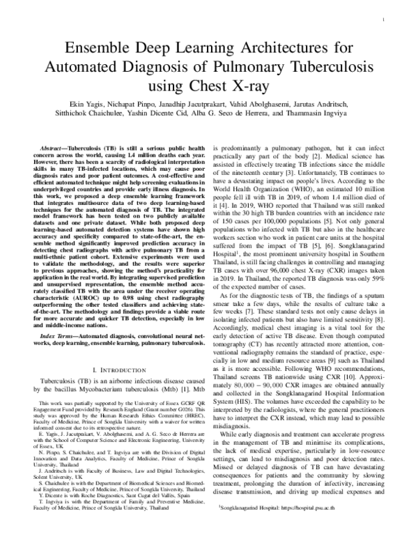 (PDF) Ensemble Deep Learning Architectures for Automated Diagnosis of ...