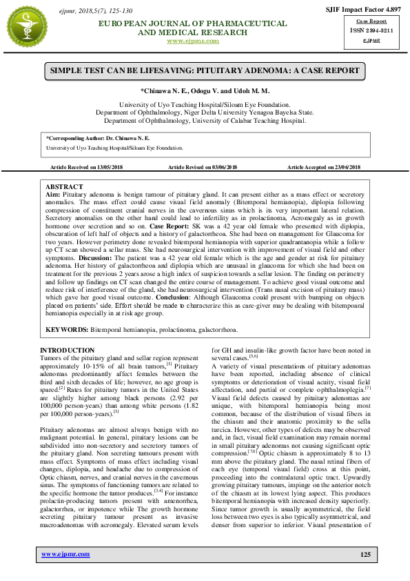 (PDF) EUROPEAN JOURNAL OF PHARMACEUTICAL AND MEDICAL RESEARCH