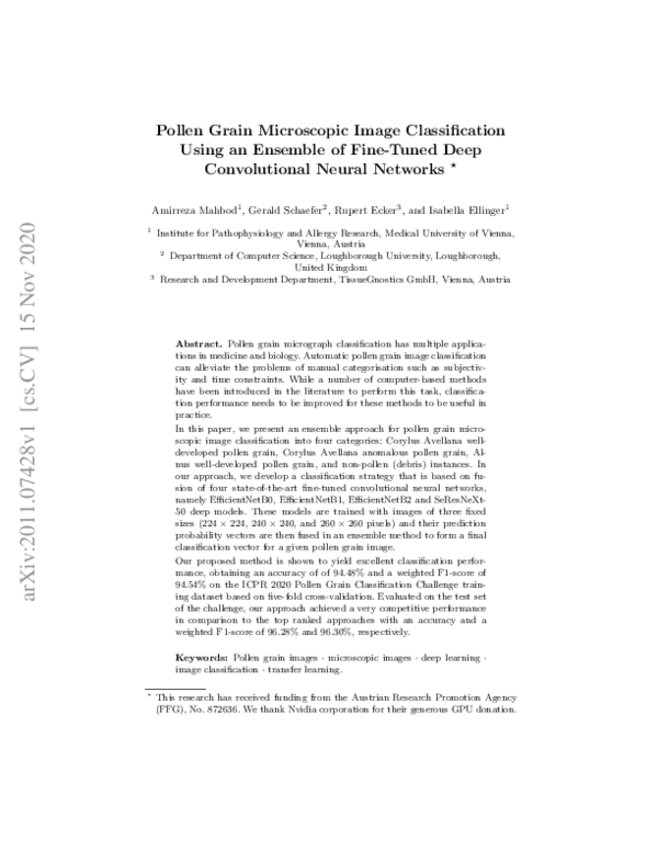 (PDF) Pollen Grain Microscopic Image Classification Using an Ensemble ...