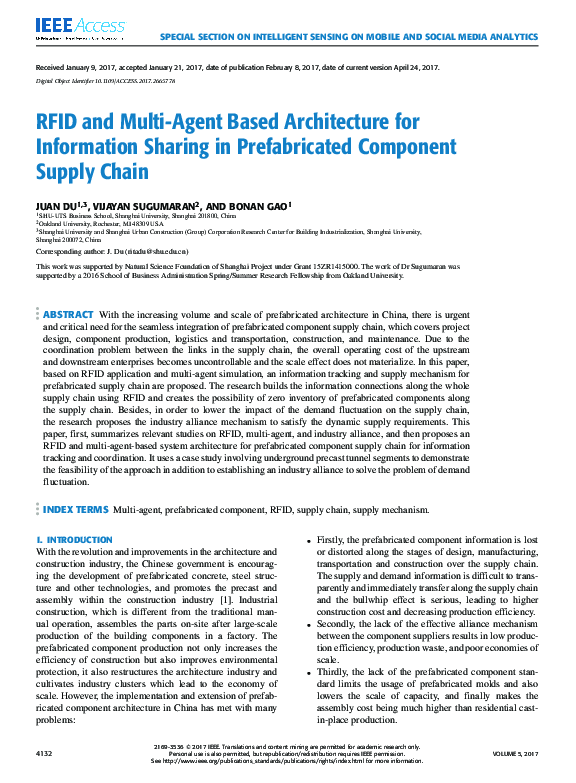 (PDF) RFID and Multi-Agent Based Architecture for Information Sharing ...