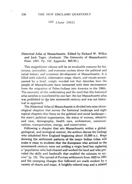 (PDF) RWs Hist Atlas Mass REVIEW 1972 by Alan Rogers