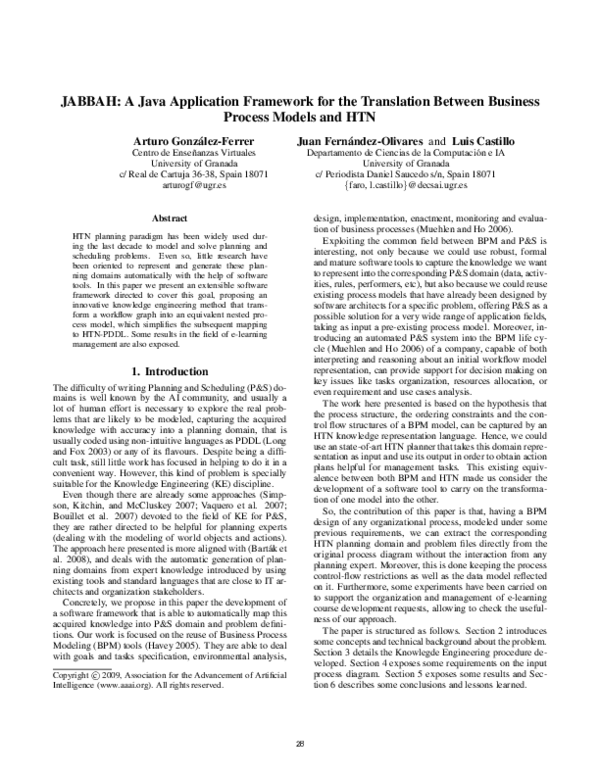 (PDF) JABBAH: a java application framework for the translation between ...