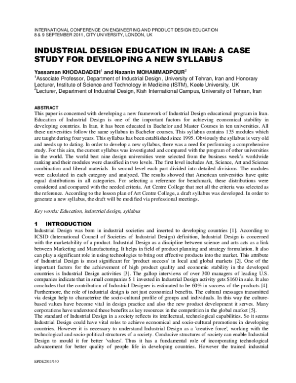 AEC Daily - Free Continuing Education - Industrial Design Education