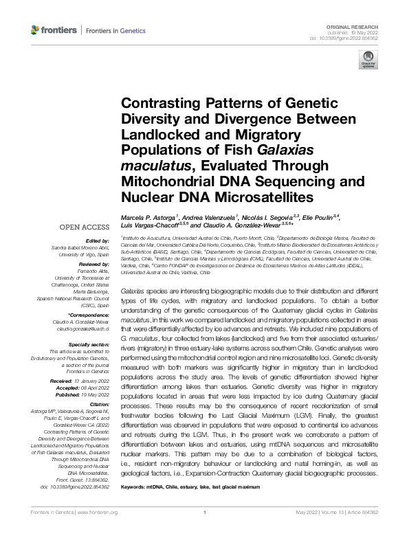 (PDF) Contrasting Patterns of Genetic Diversity and Divergence Between ...