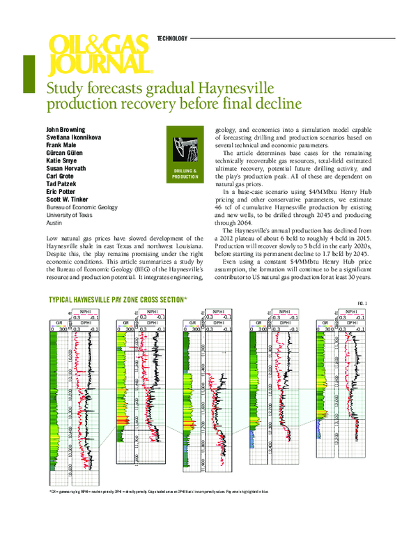(PDF) Study forecasts gradual Haynesville production recovery before ...