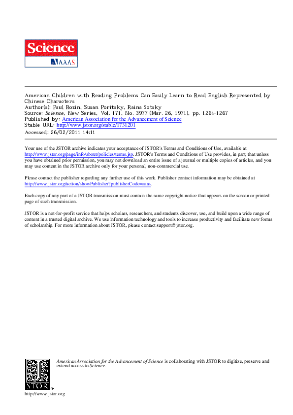(PDF) American Children with Reading Problems Can Easily Learn to Read ...