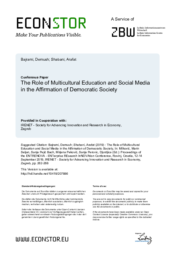 (PDF) The Role of Multicultural Education and Social Media in the ...