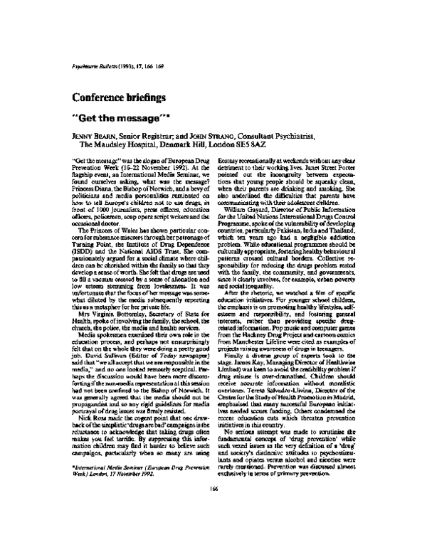 (PDF) Get the message