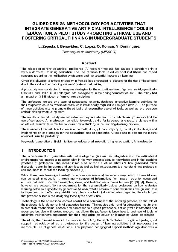 (PDF) GUIDED DESIGN METHODOLOGY FOR ACTIVITIES THAT INTEGRATE ...