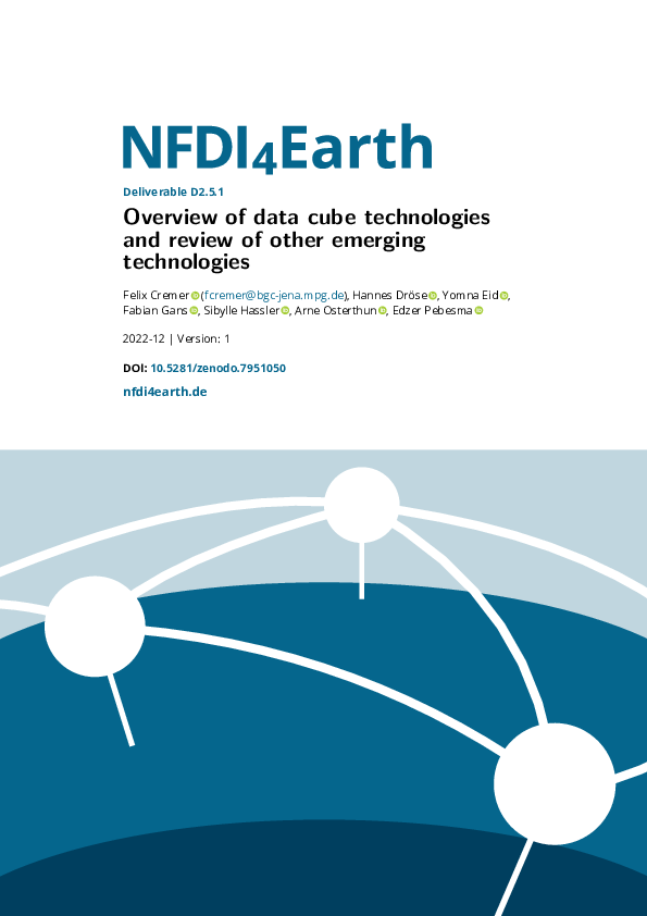 (PDF) Overview of data cube technologies and review of other emerging ...