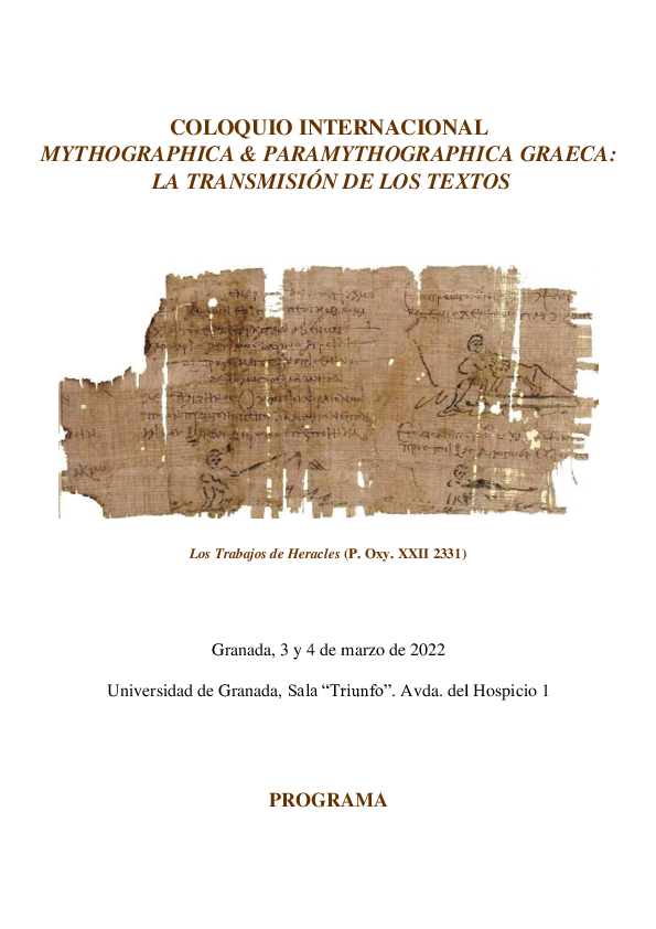 (PDF) Towards A New Text History of the Bibliotheca of Apollodorus‟ the ...