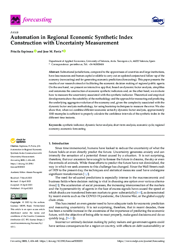 (PDF) Automation in Regional Economic Synthetic Index Construction with ...