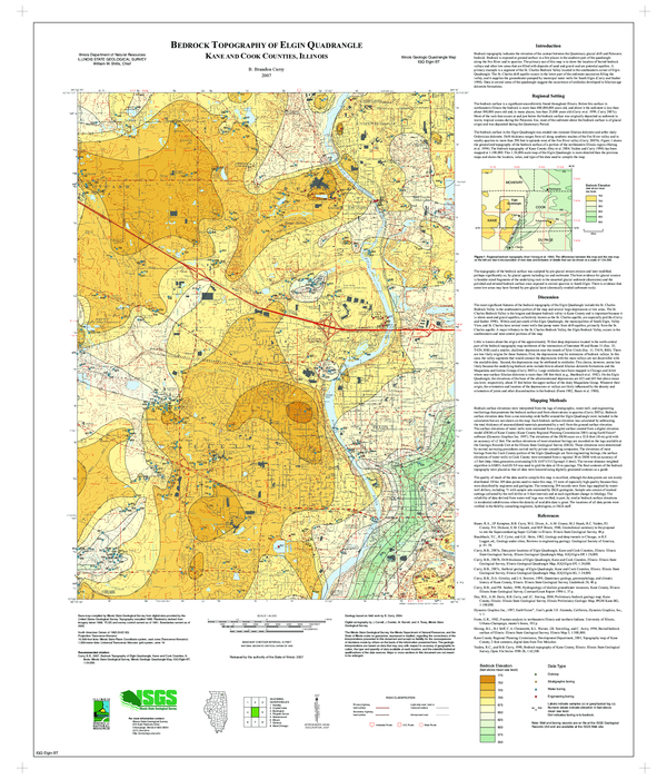 (PDF) Bedrock Topography of Elgin Quadrangle, Kane and Cook Counties ...