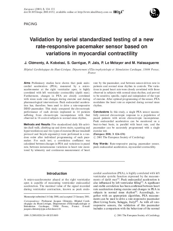 (PDF) Validation by serial standardized testing of a new rate ...
