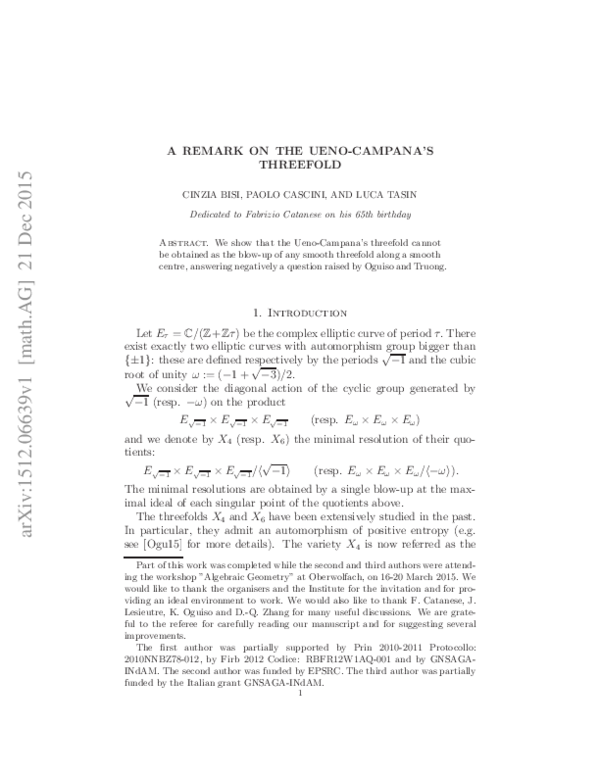  pdf a remark on the ueno campana s threefold