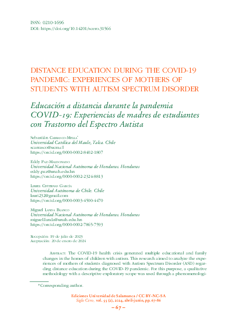 (PDF) Distance education during the covid-19 pandemic: experiences of ...
