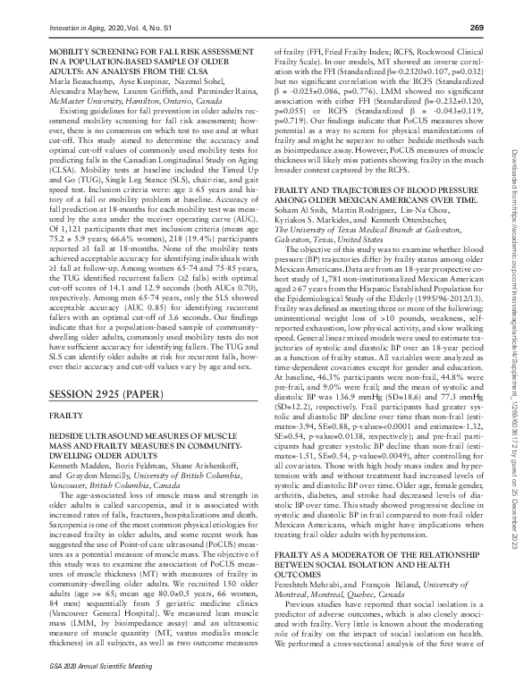(PDF) Frailty as a Moderator of the Relationship Between Social ...