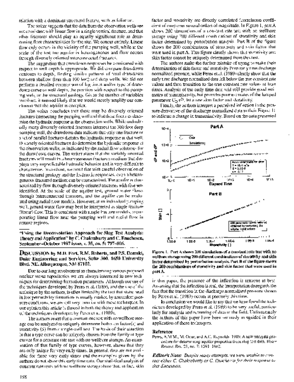 (PDF) Using the Deconvolution Approach for Slug Test Analysis: Theory ...