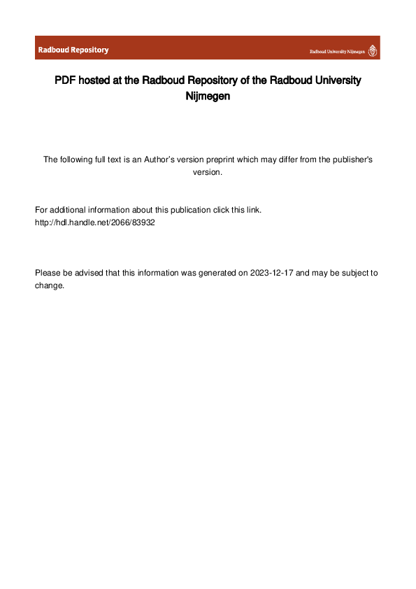 (PDF) The Necessity of Bounded Treewidth for Efficient Inference in ...