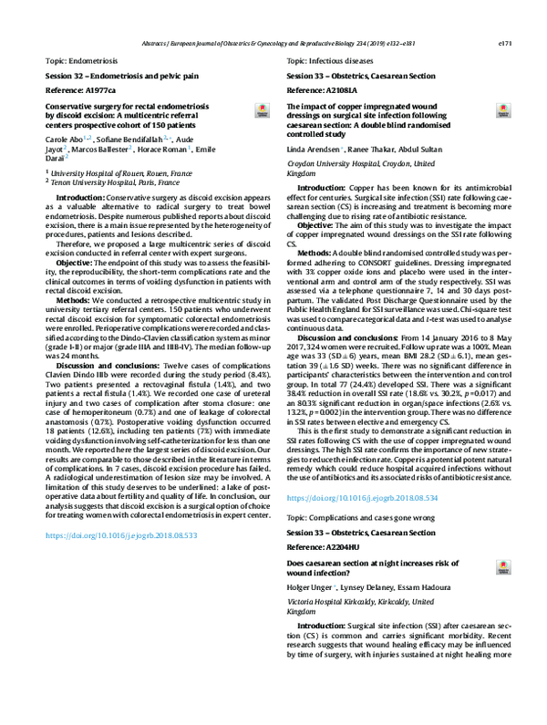 (PDF) The impact of copper impregnated wound dressings on surgical site ...