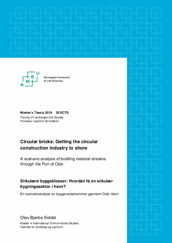 (PDF) Circular Bricks: Getting the circular construction industry to ...