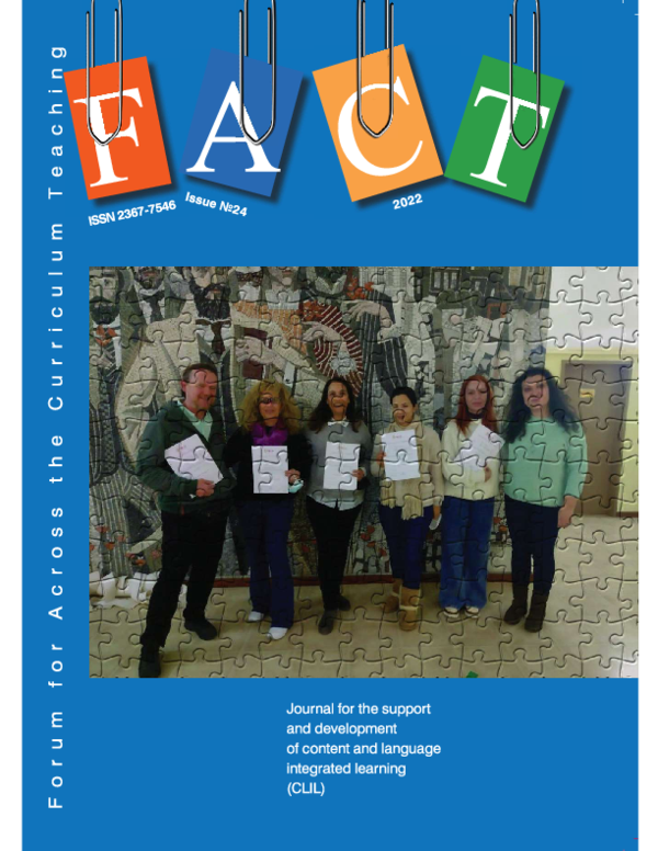 (PDF) FACT Journal Issue 24 (2022) - Putting Pre-Primary CLIL into Practice