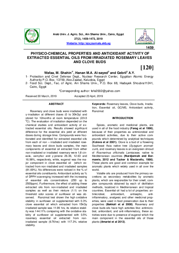(PDF) Physico-chemical properties and antioxidant activities of ...