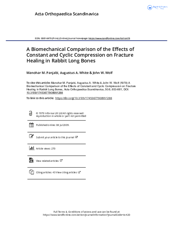 (PDF) A Biomechanical Comparison of the Effects of Constant and Cyclic ...