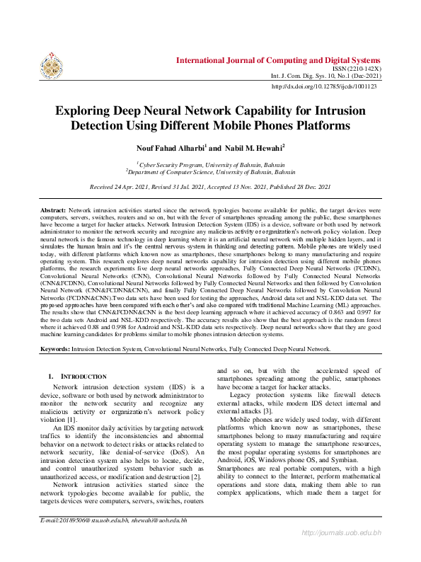 (PDF) Exploring Deep Neural Network Capability for Intrusion Detection ...