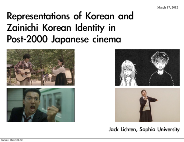 (PDF) Representations of Korean and Zainichi Korean Identity in Post ...