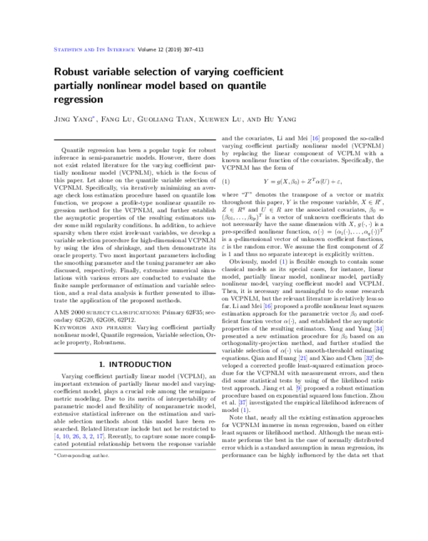 (PDF) Robust variable selection of varying coefficient partially ...