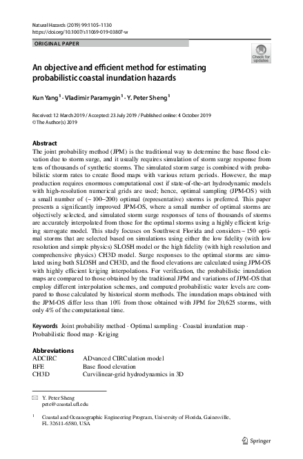 (PDF) An objective and efficient method for estimating probabilistic ...