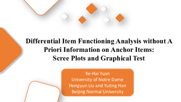(PDF) Differential Item Functioning Analysis Without A Priori ...