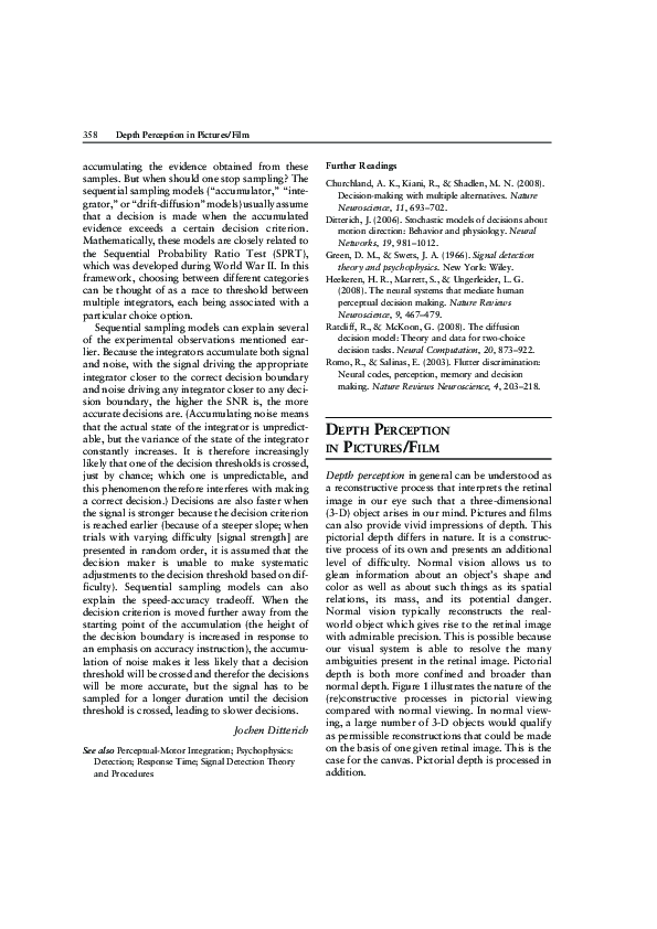 (PDF) Depth Perception in Pictures/Film