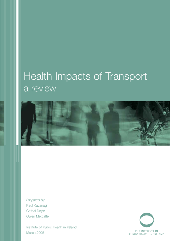 (PDF) Health Impacts of Transport A Review