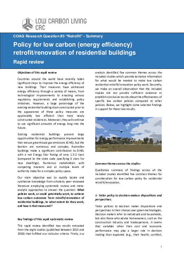 (PDF) Policy for low carbon (energy efficiency) retrofit/renovation of ...