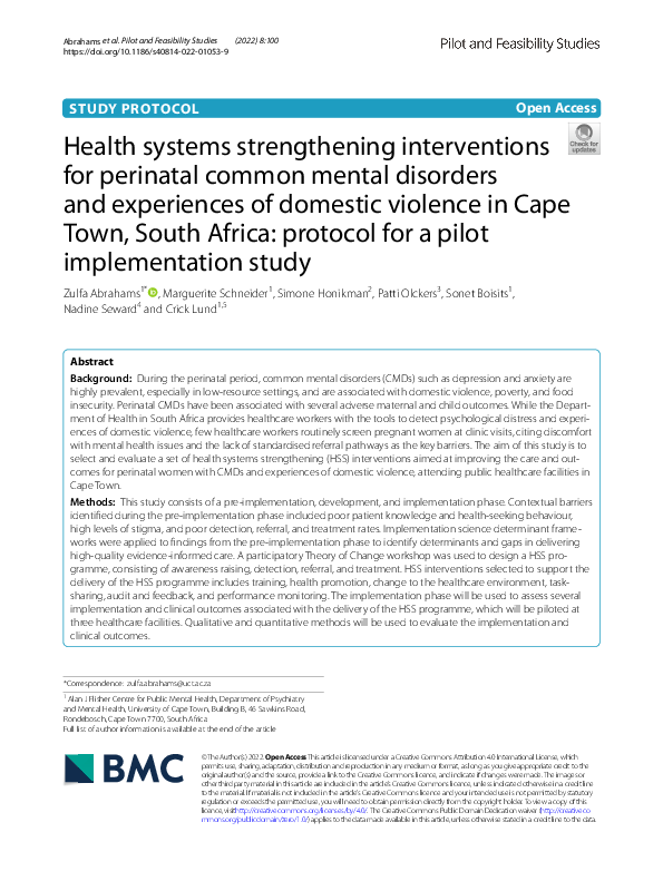 (PDF) Health systems strengthening interventions for perinatal common ...