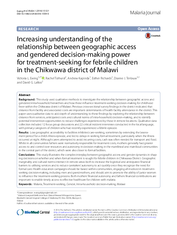 (PDF) Increasing understanding of the relationship between geographic ...
